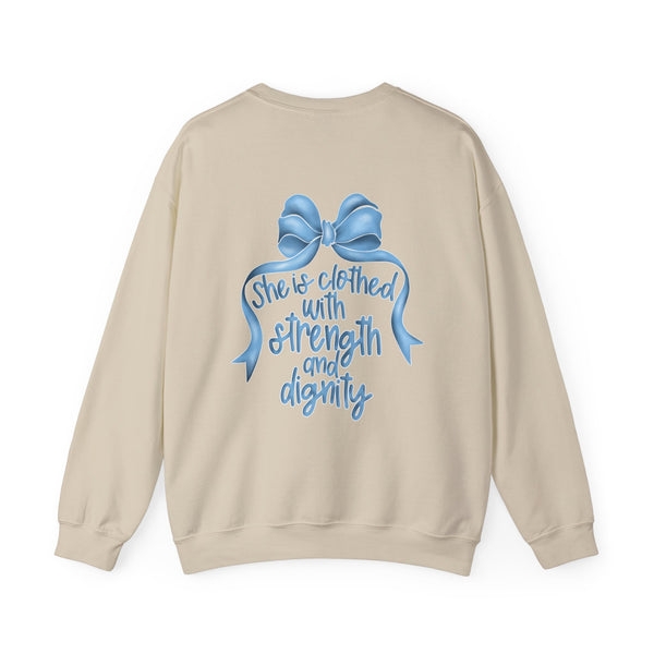 Proverbs 31:25 Crewneck