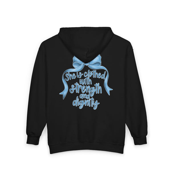 Proverbs 31:25 Zip up