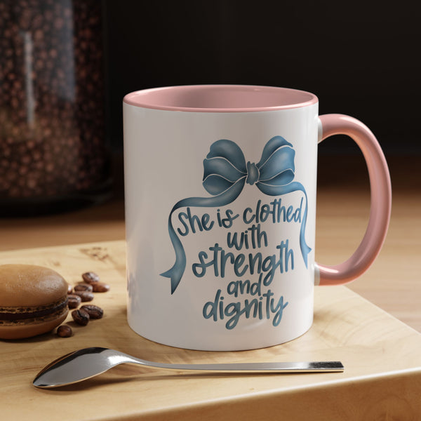 Proverbs 31:25 Mug